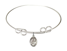 Load image into Gallery viewer, St. Edwin Custom Bangle - Silver
