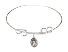 Load image into Gallery viewer, Divine Mercy Custom Bangle - Silver
