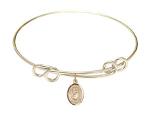 Load image into Gallery viewer, St. Christopher Custom Bangle - Gold Filled

