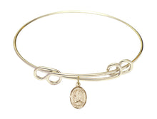 Load image into Gallery viewer, St. Emily de Vialar Custom Bangle - Gold Filled
