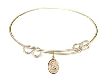 Load image into Gallery viewer, St. John Bosco Custom Bangle - Gold Filled
