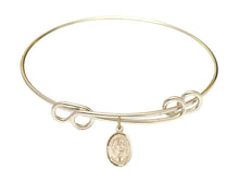 Load image into Gallery viewer, St. Nicholas Custom Bangle - Gold Filled
