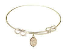 Load image into Gallery viewer, St. Isaiah Custom Bangle - Gold Filled

