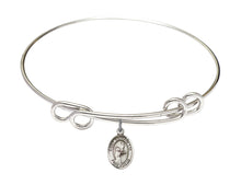 Load image into Gallery viewer, St. Benadette Custom Bangle - Silver
