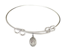 Load image into Gallery viewer, St. Genevieve Custom Bangle - Silver
