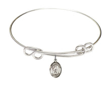 Load image into Gallery viewer, St. Gregory the Great Custom Bangle - Silver
