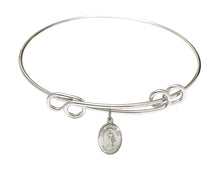 Load image into Gallery viewer, St. Joan of Arc Custom Bangle - Silver
