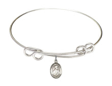 Load image into Gallery viewer, St. Thomas the Apostle Custom Bangle - Silver
