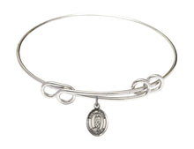 Load image into Gallery viewer, St. Victor of Marseilles Custom Bangle - Silver
