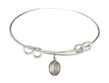 Load image into Gallery viewer, St. Zoe of Rome Custom Bangle - Silver
