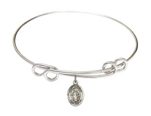 Load image into Gallery viewer, St. Clement Custom Bangle - Silver
