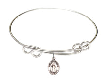 Load image into Gallery viewer, St. Columbkille Custom Bangle - Silver
