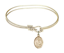 Load image into Gallery viewer, St. Albert the Great Custom Bangle - Gold Filled

