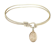 Load image into Gallery viewer, St. Genevieve Custom Bangle - Gold Filled
