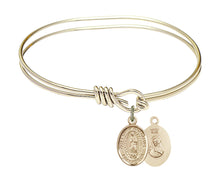 Load image into Gallery viewer, Our Lady of Guadalupe Custom Bangle - Gold Filled
