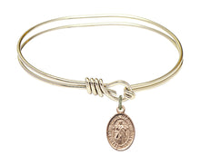 Load image into Gallery viewer, Divine Mercy Custom Bangle - Gold Filled
