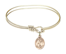 Load image into Gallery viewer, St. Sebastian / Track &amp; Field Custom Bangle - Gold Filled
