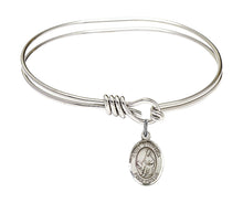 Load image into Gallery viewer, St. Dymphna Custom Bangle - Silver
