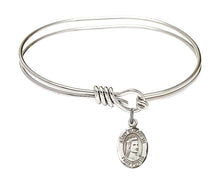 Load image into Gallery viewer, St. Elizabeth of Hungary Custom Bangle - Silver
