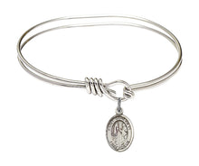 Load image into Gallery viewer, St. Genevieve Custom Bangle - Silver
