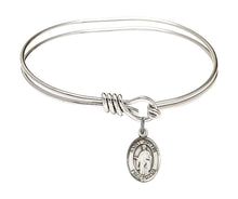 Load image into Gallery viewer, St. Justin Custom Bangle - Silver
