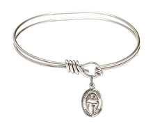Load image into Gallery viewer, St. Casimir of Poland Custom Bangle - Silver
