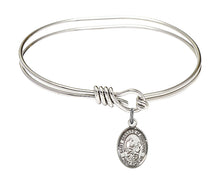 Load image into Gallery viewer, St. Bernard of Montjoux Custom Bangle - Silver
