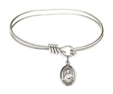 Load image into Gallery viewer, Pope St. Pius X Custom Bangle - Silver
