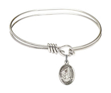 Load image into Gallery viewer, St. Elizabeth of the Visitation Custom Bangle - Silver
