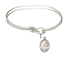Load image into Gallery viewer, St. Jacob of Nisibis Custom Bangle - Silver
