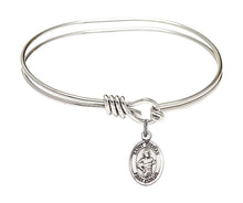 Load image into Gallery viewer, St. Dismas Custom Bangle - Silver

