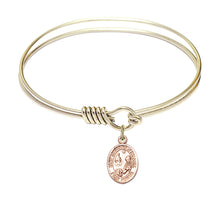 Load image into Gallery viewer, St Catherine of Bologna Custom Bangle - Gold Filled
