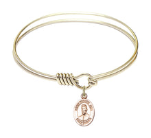 Load image into Gallery viewer, Blessed Miguel Pro Custom Bangle - Gold Filled

