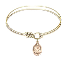 Load image into Gallery viewer, St. Mary Mackillop Custom Bangle - Gold Filled
