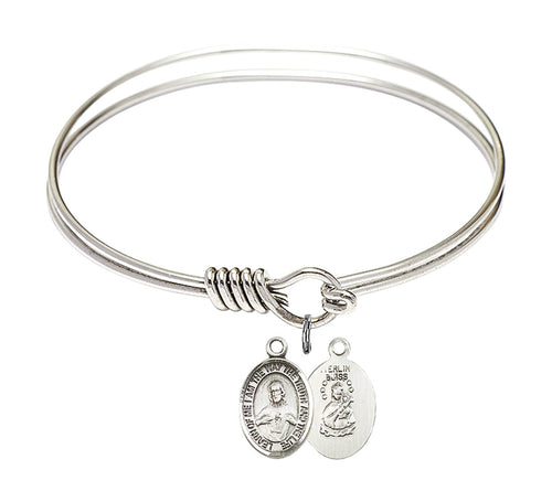 Scapular Custom Bangle - Silver