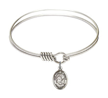 Load image into Gallery viewer, Our Lady of Mercy Custom Bangle - Silver
