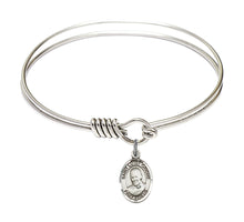Load image into Gallery viewer, St. Luigi Orione Custom Bangle - Silver
