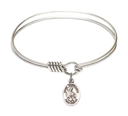 St. Eustachius Custom Bangle - Silver