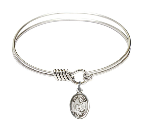 St. Paula Custom Bangle - Silver