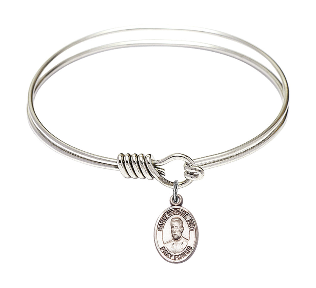 Blessed Miguel Pro Custom Bangle - Silver
