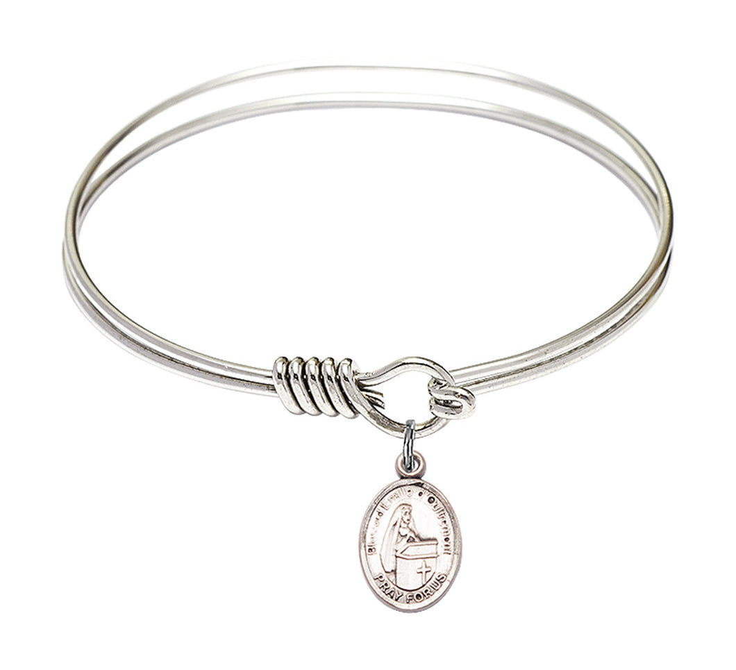 Blessed Emilee Doultremont Custom Bangle - Silver