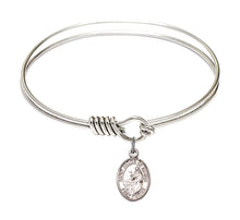 Load image into Gallery viewer, St. Jacob of Nisibis Custom Bangle - Silver
