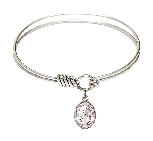 St. Jacob of Nisibis Custom Bangle - Silver