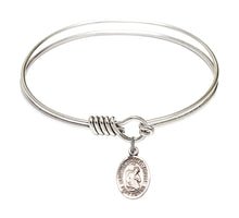 Load image into Gallery viewer, Blessed Herman the Cripple Custom Bangle - Silver
