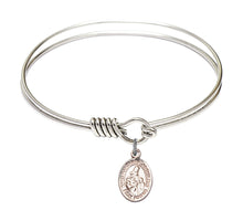 Load image into Gallery viewer, St. Margaret of Scotland Custom Bangle - Silver
