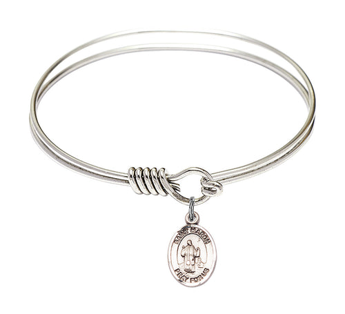 St. Maron Custom Bangle - Silver