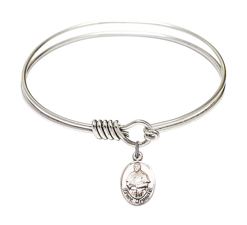 Pope Francis Custom Bangle - Silver