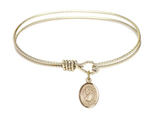 Load image into Gallery viewer, St. Christopher Custom Bangle - Gold Filled
