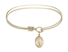 Load image into Gallery viewer, St. Gregory the Great Custom Bangle - Gold Filled
