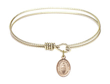 Load image into Gallery viewer, Our Lady of Tears Custom Bangle - Gold Filled
